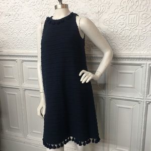 New Sample Broome St Kate Spade Navy Pom Pom Dress